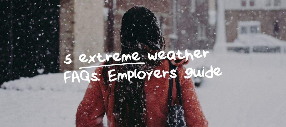 5 extreme weather FAQs: What to do if snow impacts your business hero image